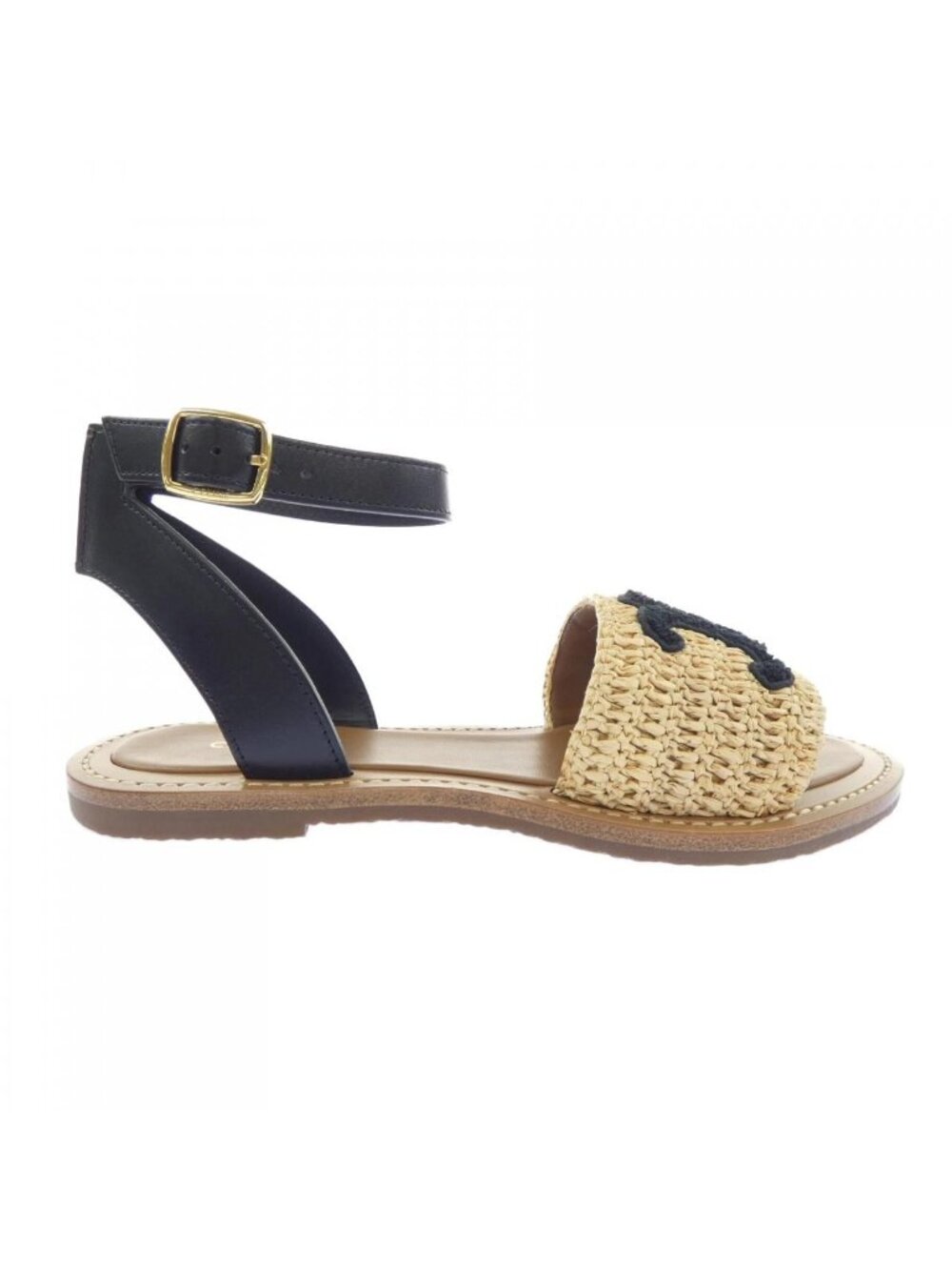 Celine Triomphe Sandals Black
